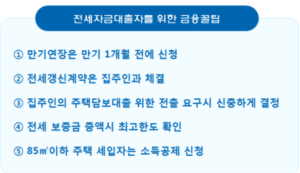 전세자금대출, 돌다리도 두드려야…만기연장, 경신계약체결은?